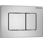 Клавиша смыва НЕРЖАВЕЮЩАЯ СТАЛЬ хром сатиновый  Grossman Classic 700.K31.04.12M.12M/Германия — изображение 2