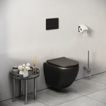 Клавиша смыва НЕРЖАВЕЮЩАЯ СТАЛЬ черный матовый  Grossman Classic 700.K31.04.21M.21M/Германия — изображение 5