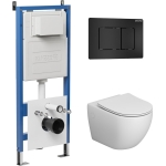 Комплект 3 в 1: инсталляция 900.K31.01.000+клавиша 700.K31.04.21M.21M+унитаз GR-4411S/Германия