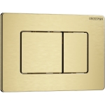 Клавиша смыва НЕРЖАВЕЮЩАЯ СТАЛЬ золото сатиновый Grossman Classic 700.K31.04.32M.32M/Германия — изображение 2