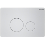 Клавиша смыва НЕРЖАВЕЮЩАЯ СТАЛЬ белый матовый Grossman Style 700.K31.05.01M.01M /Германия