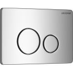 Клавиша смыва НЕРЖАВЕЮЩАЯ СТАЛЬ хром глянцевый Grossman Style 700.K31.05.10M.10M/Германия — изображение 2