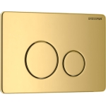 Клавиша смыва НЕРЖАВЕЮЩАЯ СТАЛЬ золото глянцевый Grossman Style 700.K31.05.30M.30M/Германия — изображение 2