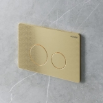 Клавиша смыва НЕРЖАВЕЮЩАЯ СТАЛЬ золото сатиновый Grossman Style 700.K31.05.32M.32M/Германия — изображение 3