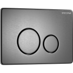 Клавиша смыва НЕРЖАВЕЮЩАЯ СТАЛЬ графит сатиновый Grossman Style 700.K31.05.42M.42M/Германия — изображение 2