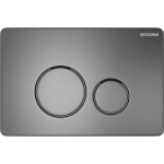 Клавиша смыва НЕРЖАВЕЮЩАЯ СТАЛЬ графит сатиновый Grossman Style 700.K31.05.42M.42M/Германия