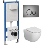 Комплект 3 в 1: инсталляция 900.K31.01.000+клавиша 700.K31.05.42M.42M+унитаз GR-4411S/Германия