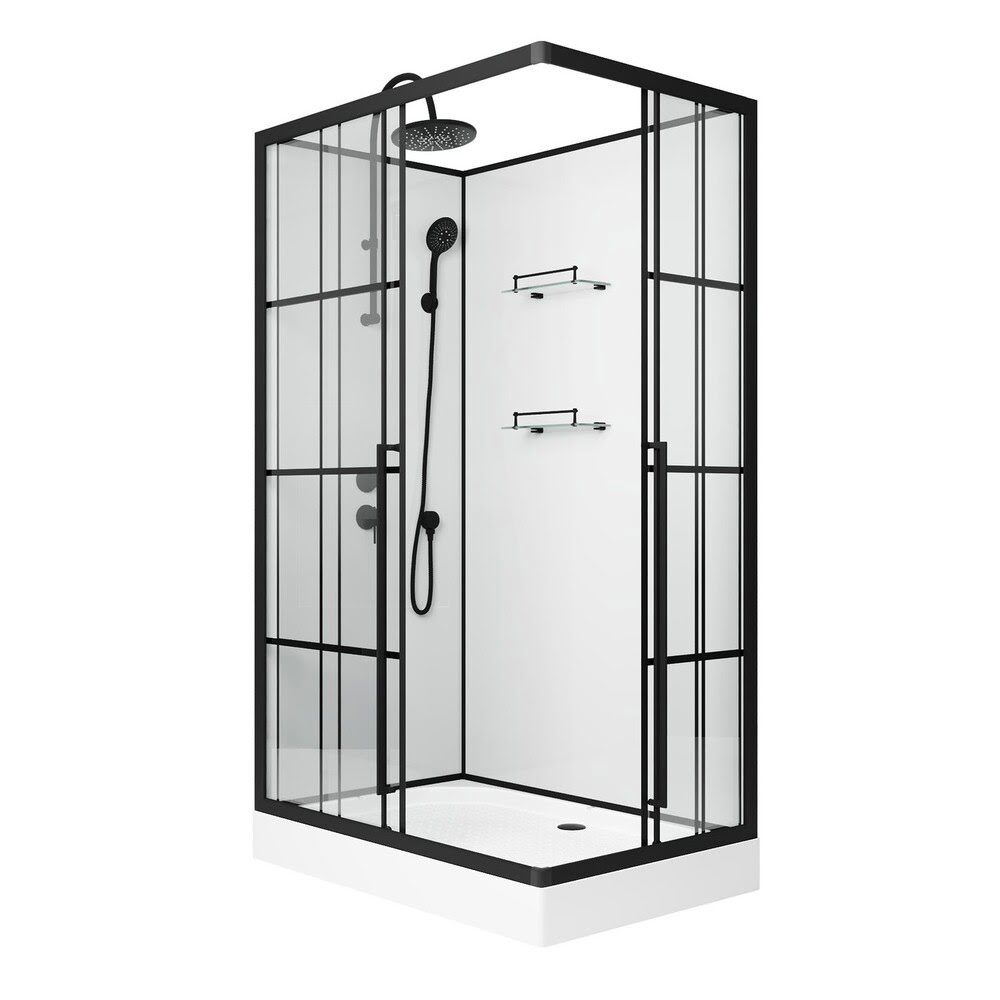 Душевая кабина 100x80x225см NIAGARA Standart ST100/80/15QL/KL/BKT