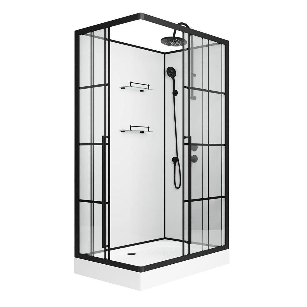 Душевая кабина 100x80x225см NIAGARA Standart ST100/80/15QR/KL/BKT