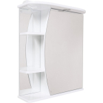 Шкаф-зеркало ЛУНА 55 см Правый