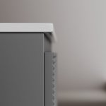 Тумба 120 см Folk Grey soft ПОДВЕСНАЯ Sancos с умывальником CN7016 — изображение 5