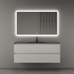 Тумба 120 см Cento ПОДВЕСНАЯ Sancos с умывальником CN7006MB — изображение 2