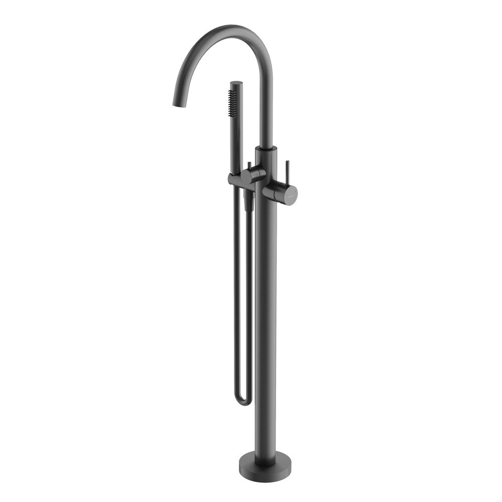 Смеситель для ванны напольный SC9009GG SANCOS Etna вороненая сталь/Италия