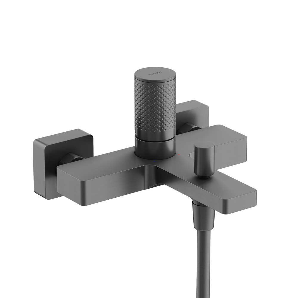 Cмеситель для ванны с душем SC9014GG SANCOS Nexus вороненая сталь/Италия