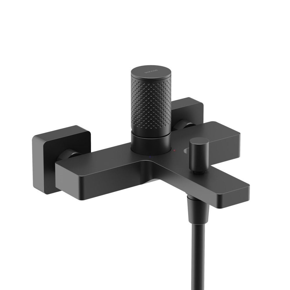 Cмеситель для ванны с душем SC9014MB SANCOS Nexus черный матовый/Италия