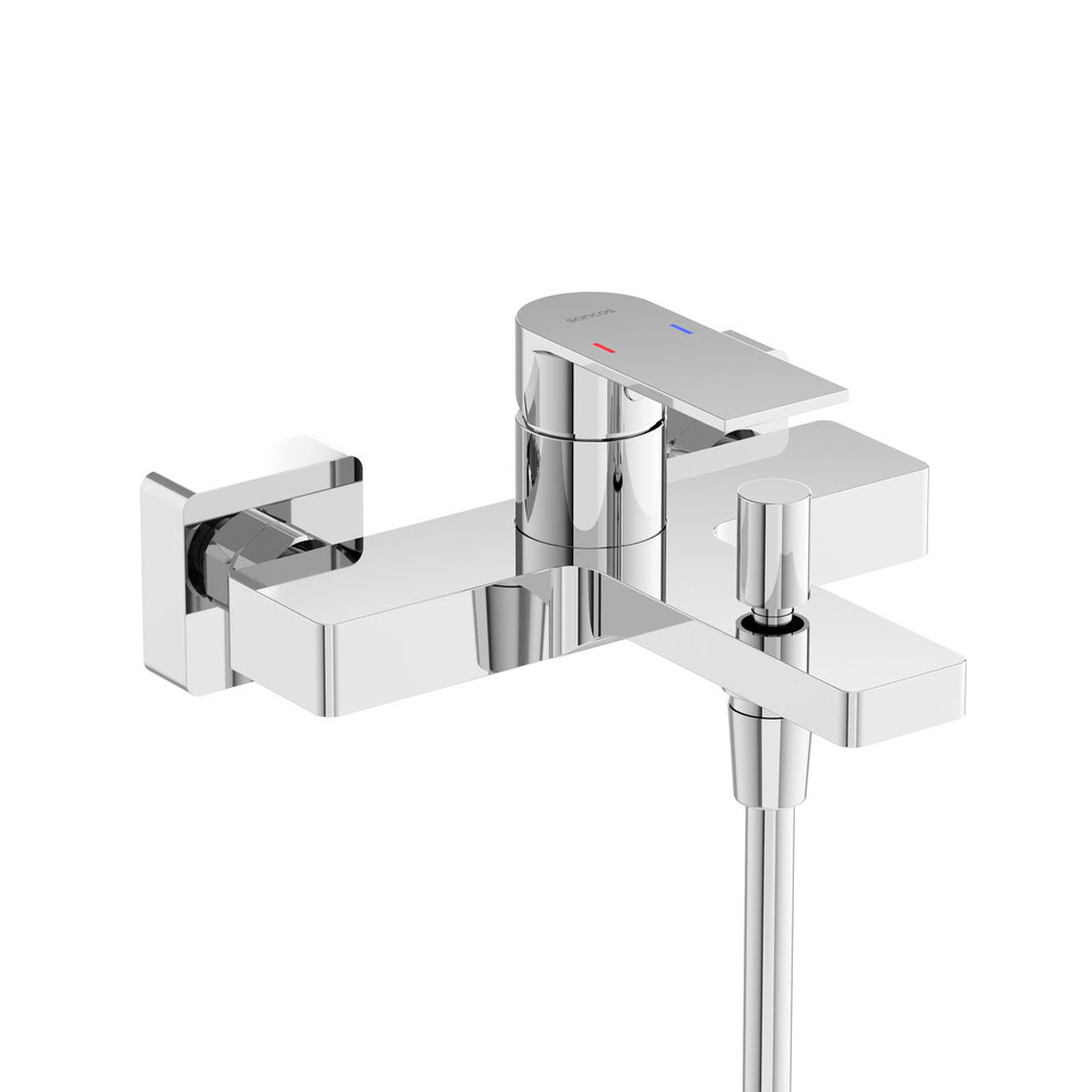 Cмеситель для ванны с душем SC9018CH SANCOS Studio хром глянцевый/Италия