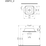 Умывальник 515х420х140 мм Ambassador Benefit 206T20002 /Германия — изображение 5