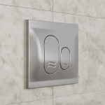 Клавиша смыва хром матовый Grossman Galaxy 800.Т1.01.110.110/Германия — изображение 2