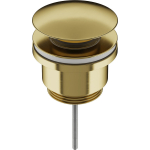 Донный клапан Универсальный с системой clik-clak латунь CeramicaNova 70003BG брашированное золото/Италия