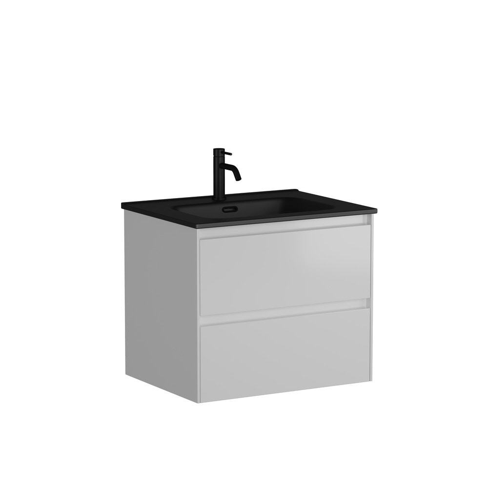 Тумба 60 см Cento ПОДВЕСНАЯ Sancos с умывальником CN7001MB