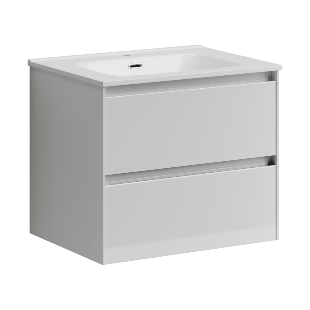 Тумба 60 см Cento ПОДВЕСНАЯ Sancos с умывальником CN7001