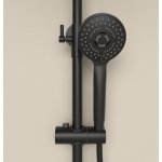 Душевая стойка с термостатическим смесителем SC11002MB Sancos Teo Черный матовый/Италия — изображение 6