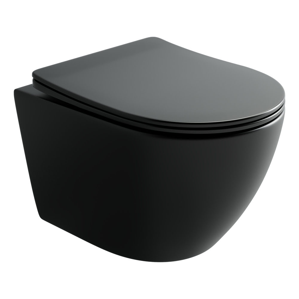 Унитаз ТОРНАДО безободковый подвесной CeramicaNova Uno CN11001TMB/Италия