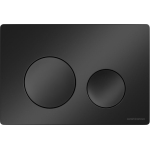 Кнопка смыва CERAMICANOVA Balance клавиша Circle, цвет чёрный матовый, арт. CN12-001MB/Италия