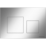 Кнопка смыва CERAMICANOVA Balance клавиша Square, цвет хром матовый, арт. CN12-002M/Италия