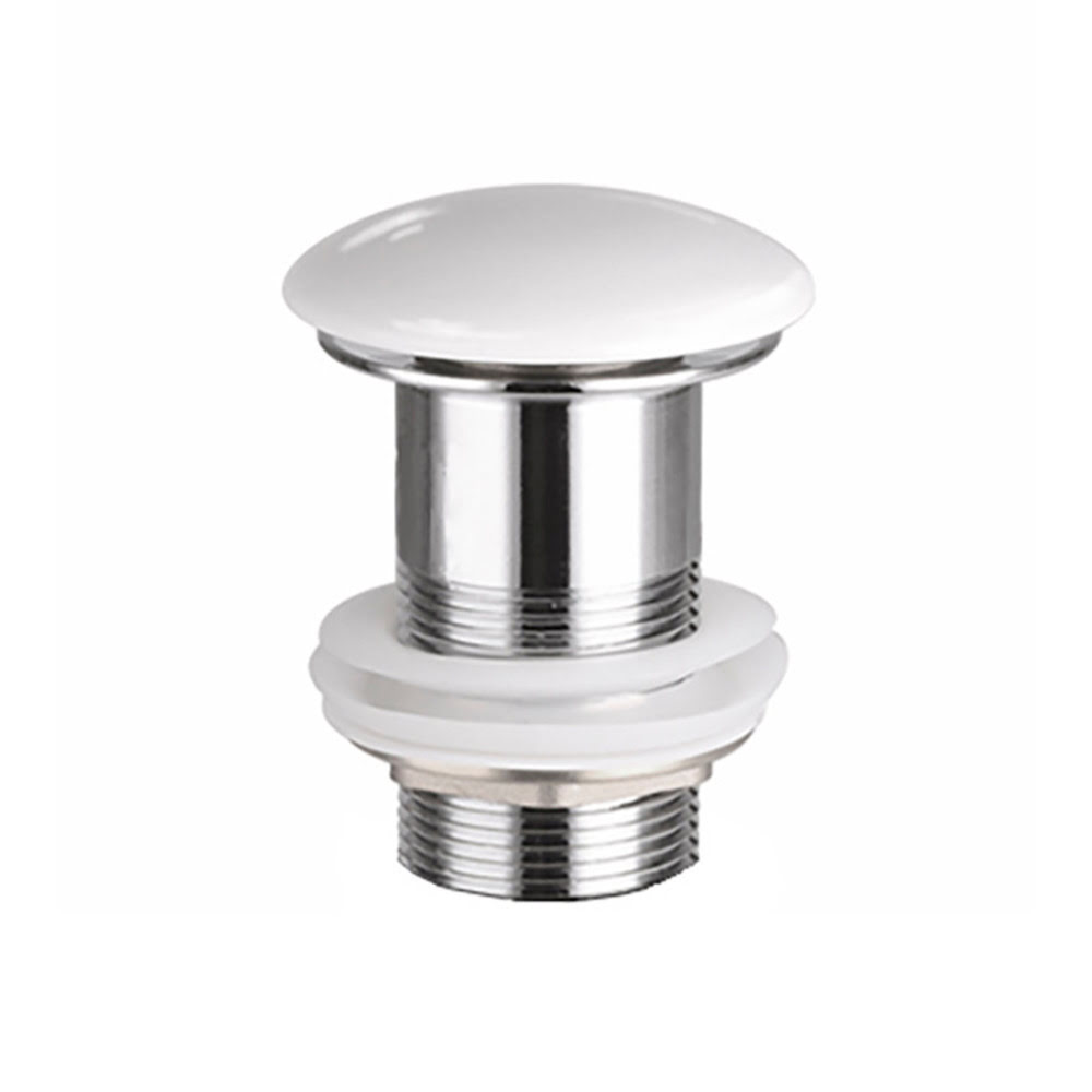 Донный клапан БЕЗ ПЕРЕЛИВА CeramicaNova CN2000 Белый/Италия