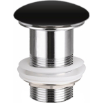 Донный клапан БЕЗ ПЕРЕЛИВА МАТОВЫЙ ЧЁРНЫЙ CeramicaNova CN2000MB/Италия