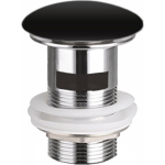 Донный клапан С ПЕРЕЛИВОМ МАТОВЫЙ ЧЁРНЫЙ CeramicaNova CN2000MBx/Италия