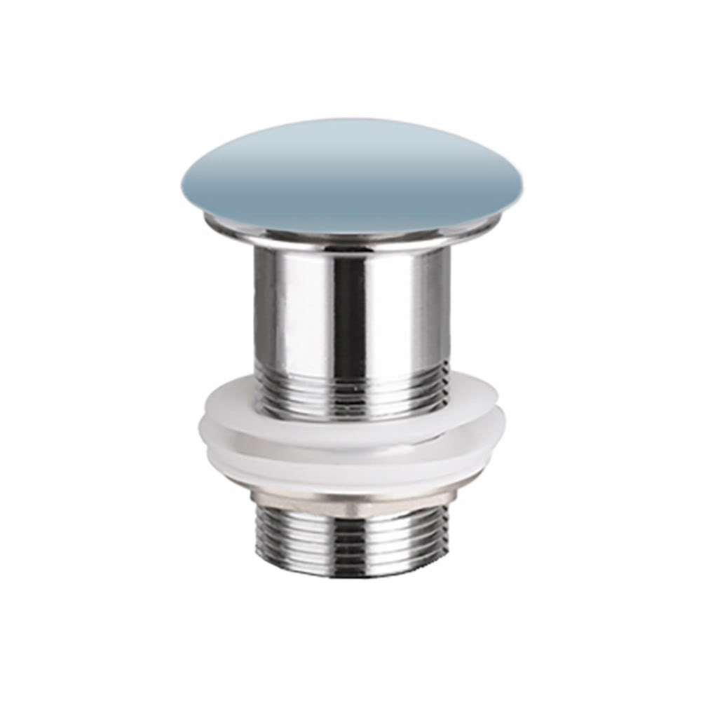 Донный клапан БЕЗ ПЕРЕЛИВА CeramicaNova CN2000MHL Серо-голубой матовый/Италия