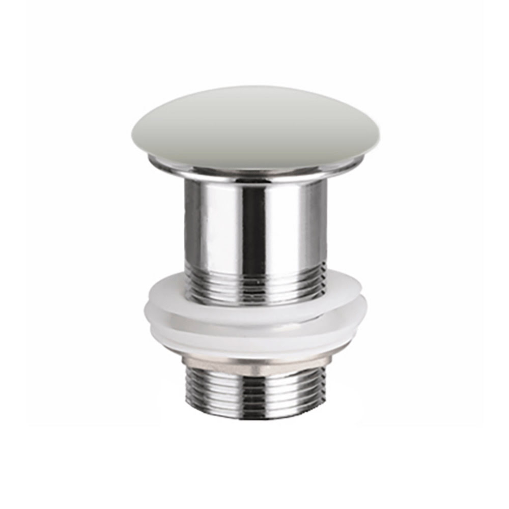 Донный клапан БЕЗ ПЕРЕЛИВА МАТОВЫЙ СЕРЫЙ CeramicaNova CN2000MSG/Италия