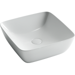 Умывальник 420х420х145мм чаша Form CeramicaNova накладная квадратная CN2002/Италия — изображение 5