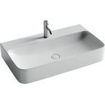 Умывальник 815х475х140мм чаша Aura CeramicaNova накладная/подвесная прямоугольная CN2006/Италия — изображение 2