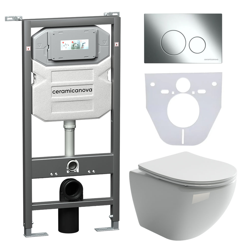 Комплект Сет 4 в 1 CeramicaNova Metropol CN4002_1001CH_1000/Италия