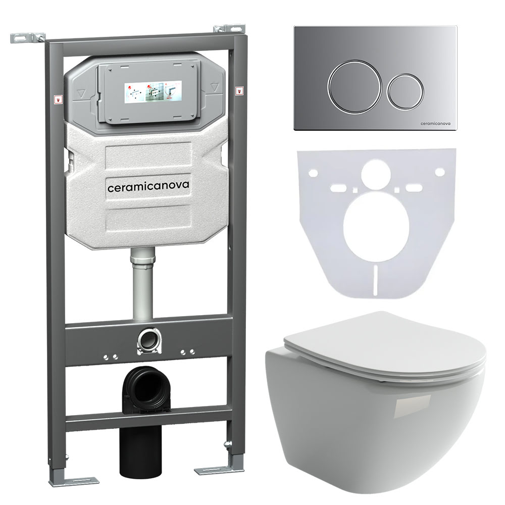 Комплект Сет 4 в 1 CeramicaNova Metropol CN4002_1001M_1000/Италия