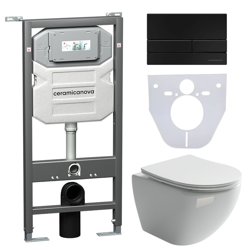 Комплект Сет 4 в 1 CeramicaNova Metropol CN4002_1002B_1000/Италия