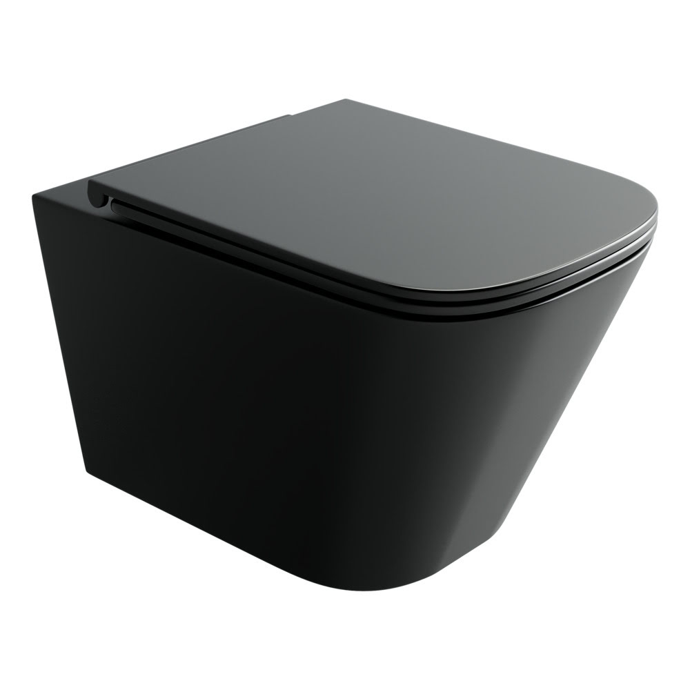 Унитаз ТОРНАДО безободковый подвесной CeramicaNova Union CN4009TMB/Италия