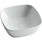 Умывальник 400х400х140мм чаша Element CeramicaNova накладная квадратная CN5006/Италия — изображение 4