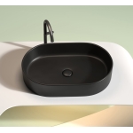 Умывальник 608х385х122мм чаша Element CeramicaNova накладная овальная CN6048MB/Италия — изображение 3