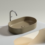 Умывальник 608х385х122мм чаша Element CeramicaNova накладная овальная CN6048MC/Италия — изображение 5