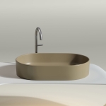 Умывальник 608х385х122мм чаша Element CeramicaNova накладная овальная CN6048MC/Италия — изображение 7