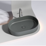 Умывальник 608х385х122мм чаша Element CeramicaNova накладная овальная CN6048MDH/Италия — изображение 3