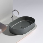 Умывальник 608х385х122мм чаша Element CeramicaNova накладная овальная CN6048MDH/Италия — изображение 5