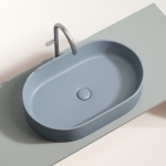 Умывальник 608х385х122мм чаша Element CeramicaNova накладная овальная CN6048MHL/Италияя — изображение 4