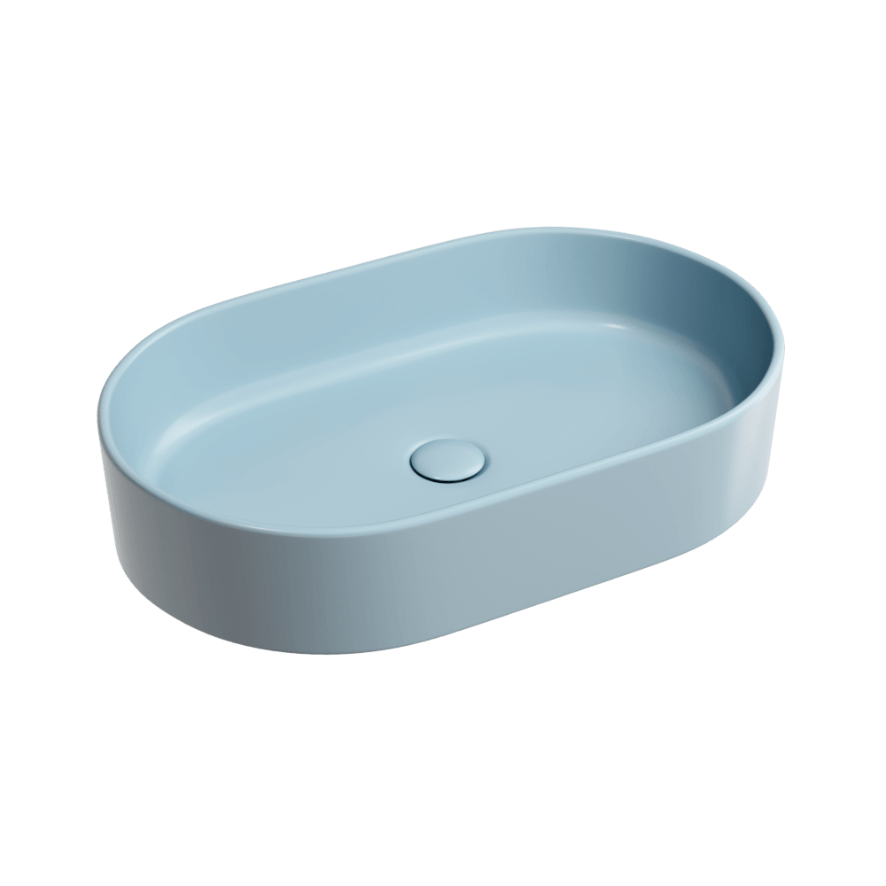 Умывальник 608х385х122мм чаша Element CeramicaNova накладная овальная CN6048ML/Италия