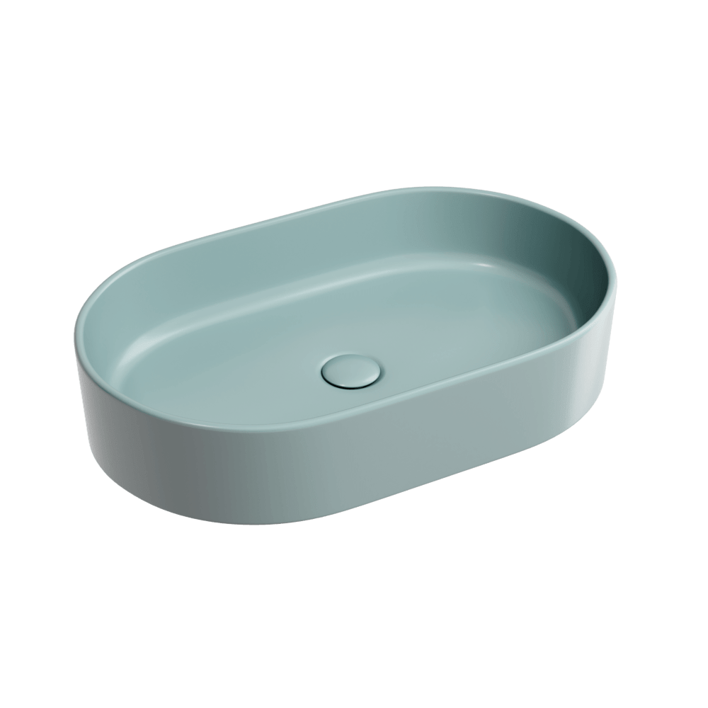 Умывальник 608х385х122мм чаша Element CeramicaNova накладная овальная CN6048MLG/Италия