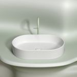 Умывальник 608х385х122мм чаша Element CeramicaNova накладная овальная CN6048MW/Италия — изображение 3